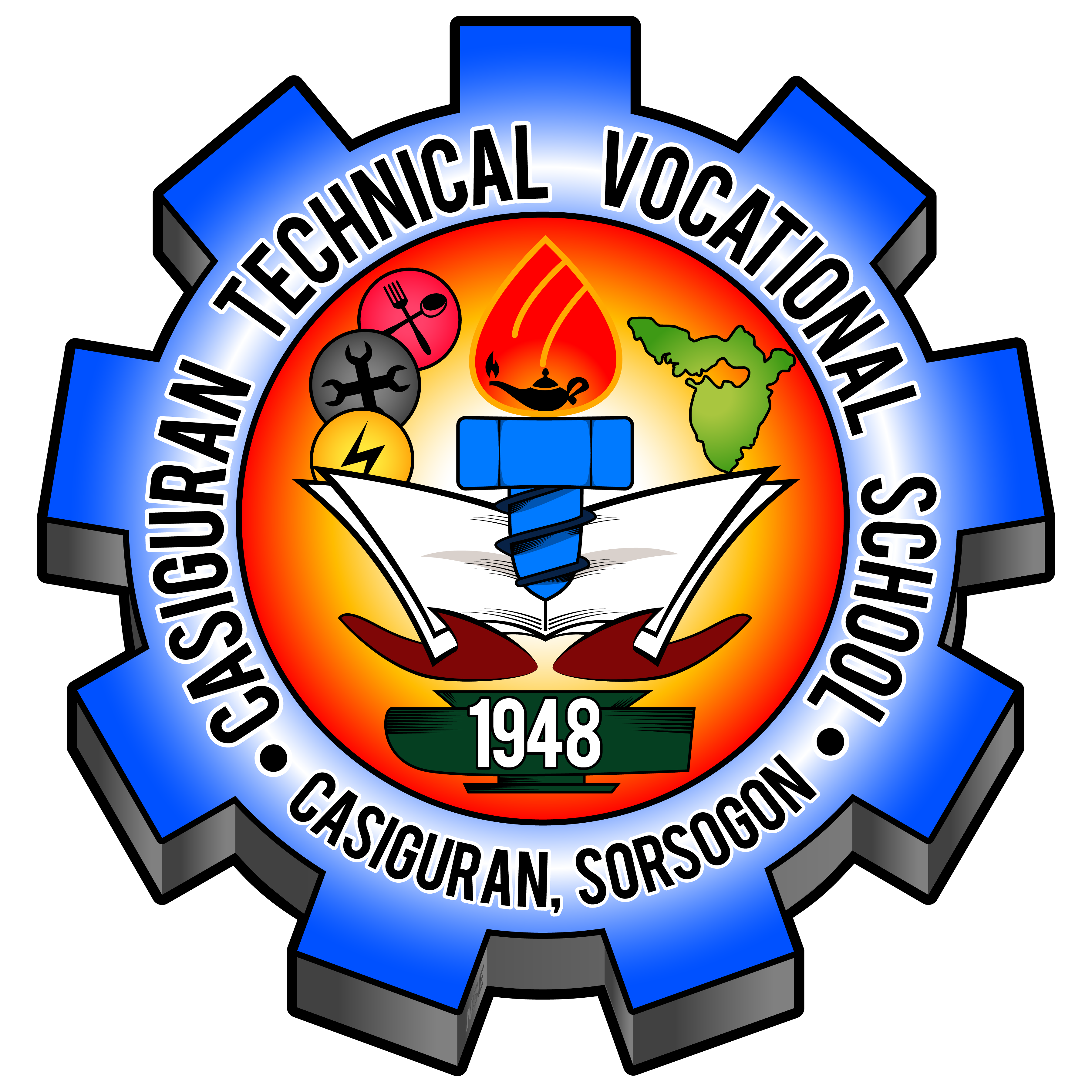 CASIGURAN TECHNICAL VOCATIONAL SCHOOL Official Logo